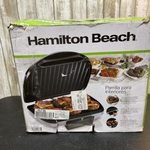 Hamilton Beach Electric Indoor Grill, 6-Serving, Large 90 sq. in. Nonstick-L 293