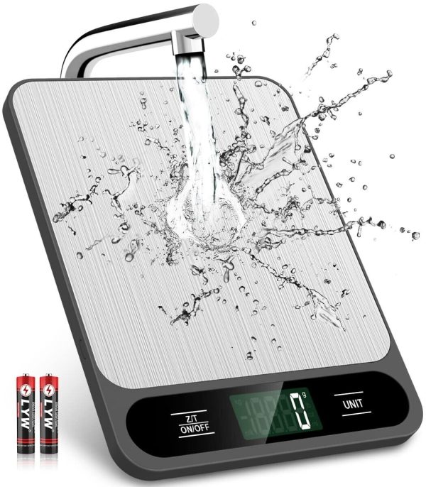 Food Scale, 10kg/22lb Digital Kitchen Scale Weight Grams and Ounces for Baking