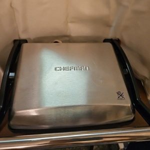 CHEFMAN Electric Panini Press Grill Gourmet Sandwich Maker Non-Stick No Box/book