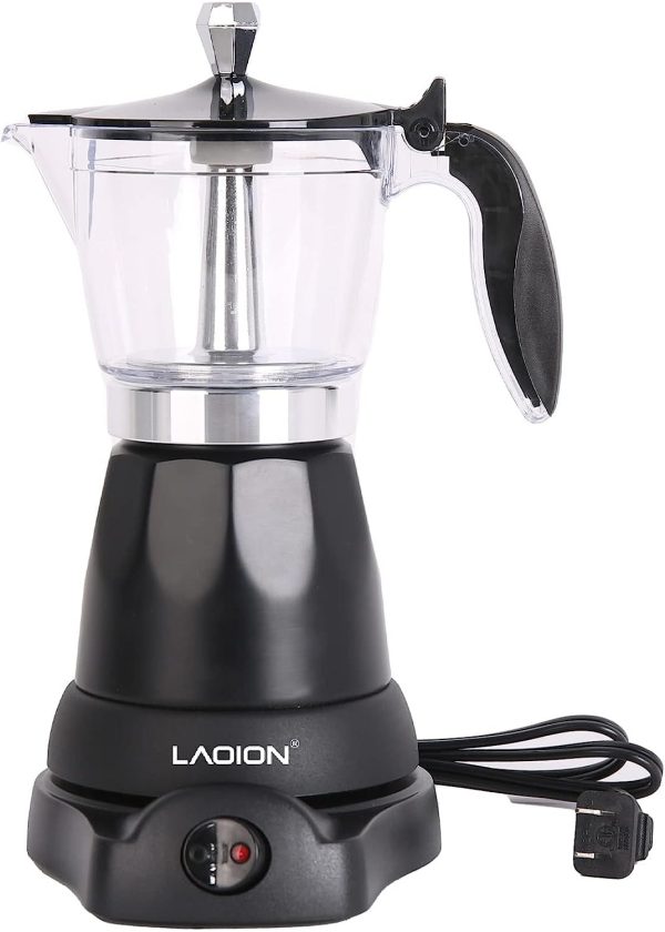 Cuban Coffee Maker, 6 Cup Electric Espresso Coffee Maker, 300Ml Portable Cafeter