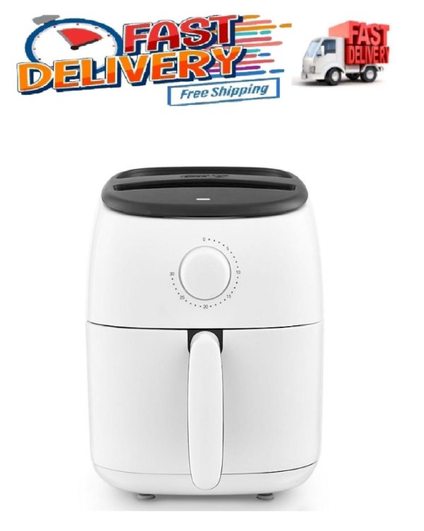 Dash Express Tasti-Crisp 2.6qt Air Fryer White