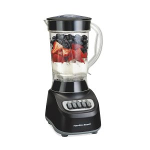 Hamilton Beach Smoothie Blender, 48 oz. Jar, 12 Blending Functions, Black, 50180