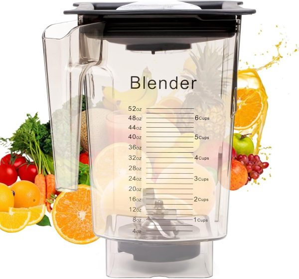 90oz Jar Replacement – Five-Sided Replacement Blender Jar