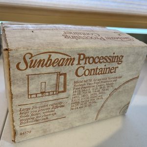 NOS Sunbeam Processing Container 94570 for Food Processors 14-11, more 2.5qt