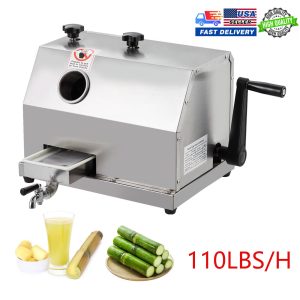 Commercial Sugar Cane Juicer Machine Manual Press Extractor Squeezer 110LBS/H US