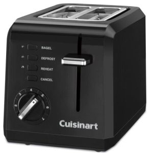 Cuisinart 2-Slice Compact Toaster Black