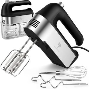 Hand Mixer Electric, 450W Kitchen Mixers with Scale Cup Storage Case, Turbo Boos