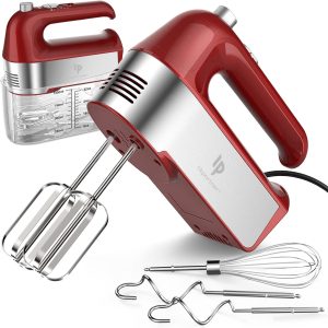 Hand Mixer Electric, 450W Kitchen Mixers with Scale Cup Storage Case, Turbo Boos