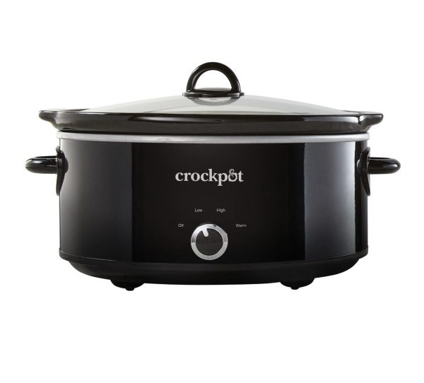 NEW  Slow Cookers,Crock-Pot 7-Quart Manual Slow Cooker, Black