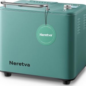 Neretva Bread Maker, [20-IN-1 & 2LB] Smallest Bread Machine Metal Material