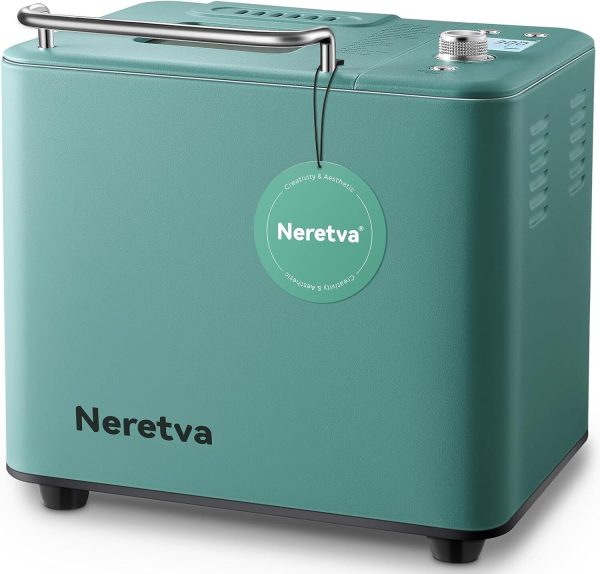 Neretva Bread Maker, [20-IN-1 & 2LB] Smallest Bread Machine Metal Material