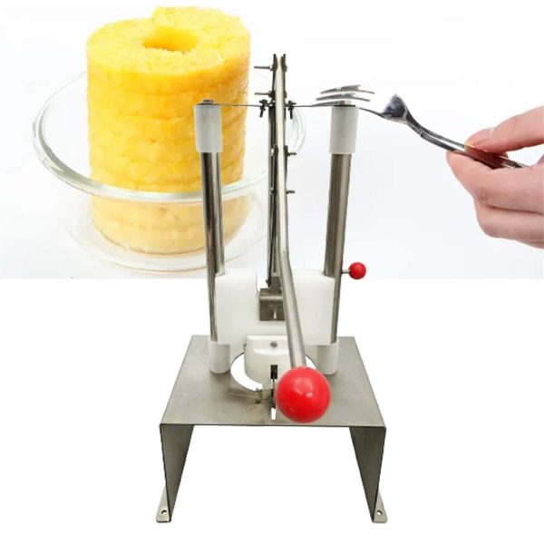 Pineapple Peeler Manual Stainless Countertop Fruit Peeler for Easy Core Removal