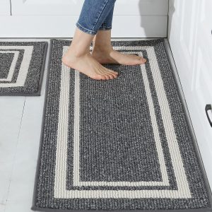 Kitchen Rugs Non-Slip 20X30/20X48 Inch Thick Polypropylene Standing Mat for Home