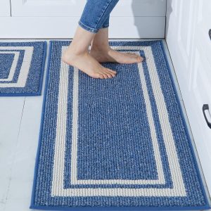 Kitchen Rugs Non-Slip 20X30/20X48 Inch Thick Polypropylene Standing Mat for Home