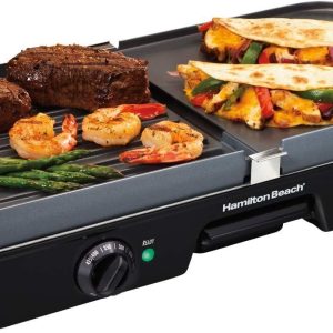 3 in 1 Indoor Electric Grill + Grill, 8 Servings, Reversible Non-Stick