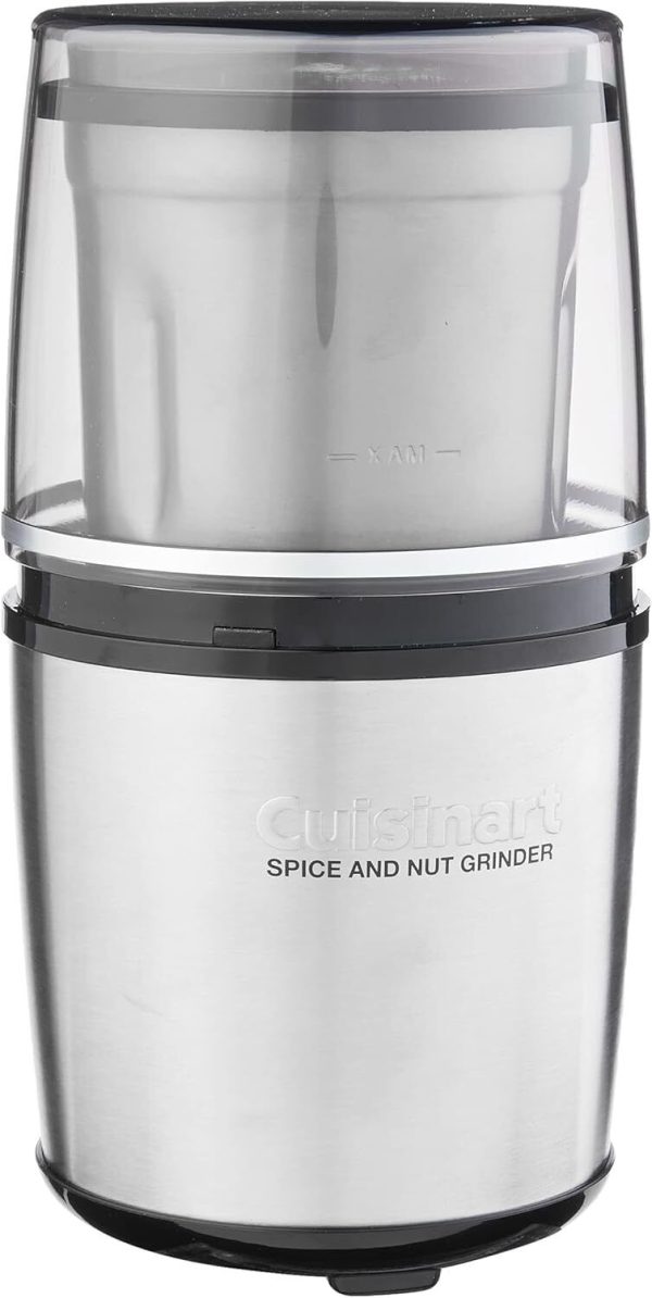 Electric Spice-and-Nut Grinder, Stainless/Black, Mini