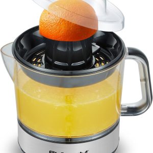 Electric Juicer Citrus Compact Orange Lemons  Easy Pour 24Oz Black/Stainless