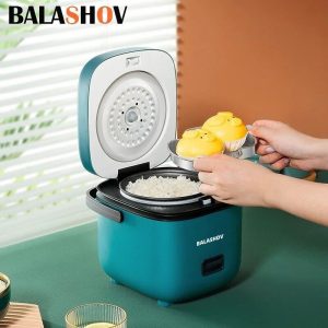 Mini 1.2L Electric Rice Cooker Automatic Kitchen Steamer Food Warmer 1-2 People