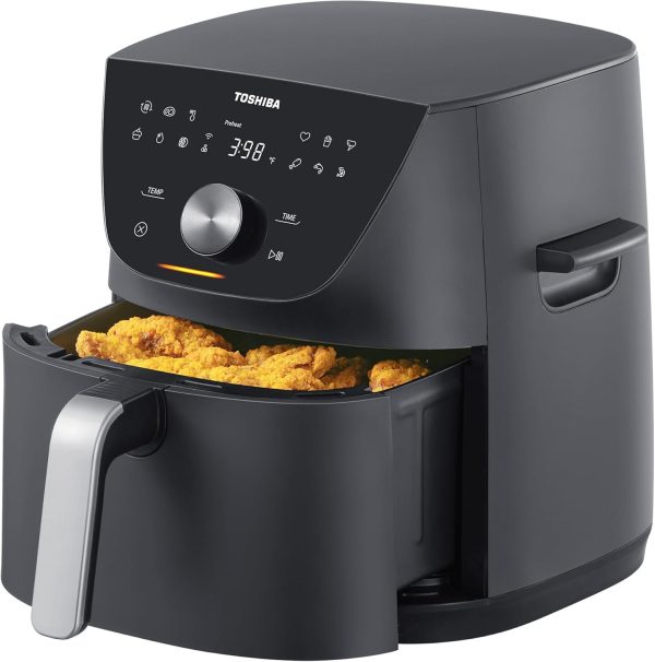 7.7QT Air Fryer, Family-Size for Quick and Easy Meals, 12 Preset Menus and Menu-