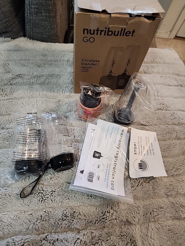 Nutribullet Go Cordless Blender Brand New NB50302BC