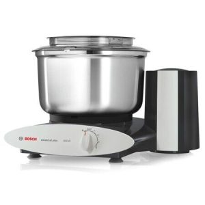 Bosch Universal Plus Black Regular Bundle with Stainless Steel Bowl