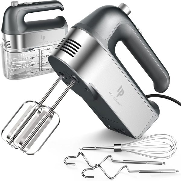 Hand Mixer Electric, 450W Kitchen Mixers with Scale Cup Storage Case, Turbo Boos