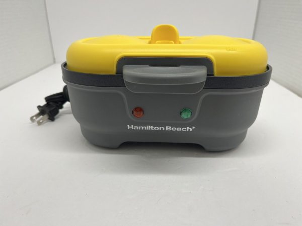 Hamilton Beach Egg Bites Maker & Egg Cooker 2 Egg Capacity Yellow Black Tested