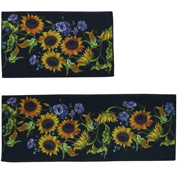 UpNUpCo Artistic and Colorful Kitchen Rugs Kitchen Mats for Floor