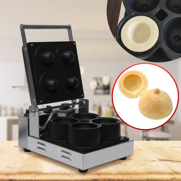 Electric Chest Shape Waffle Baker Breast Boob Waffle Machine Waffle Bowl Maker