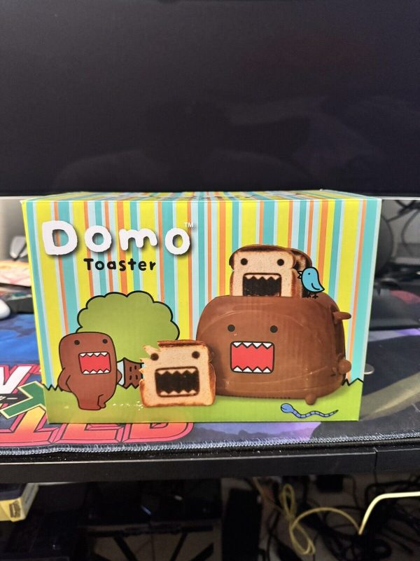 Domo Kun Bread Toaster Domonation Cartoon Brown Japan Kitchen Cooking Brand New