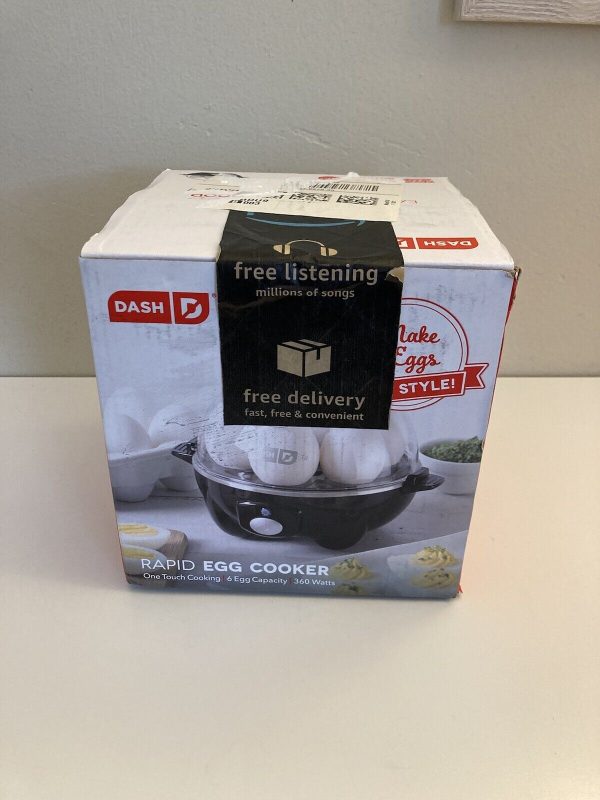 Dash Rapid Egg Cooker 6 Egg Capacity Electric Egg Cooker New