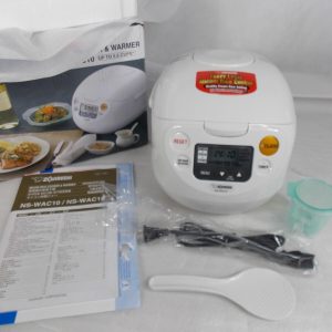 Zojirushi NS-WAC10-WD 5.5-Cup Uncooked Micom Rice Cooker and Warmer Rice Cookers