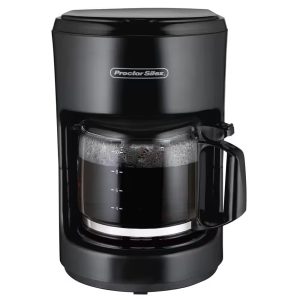 10-Cup Black Coffee Maker