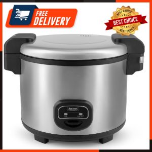 Housewares 60-Cup (Cooked) (30-Cup UNCOOKED) Commercial Rice Cooker Stainless