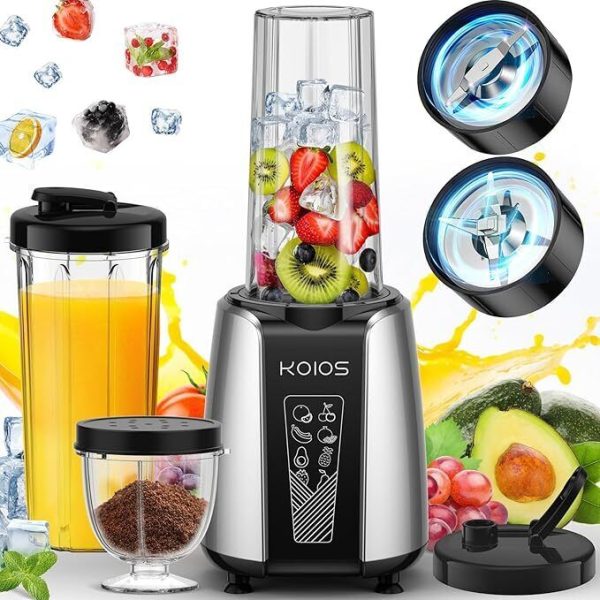 1000W 22 oz Personal Countertop Blender for Shakes and Smoothies Coffee Grinder