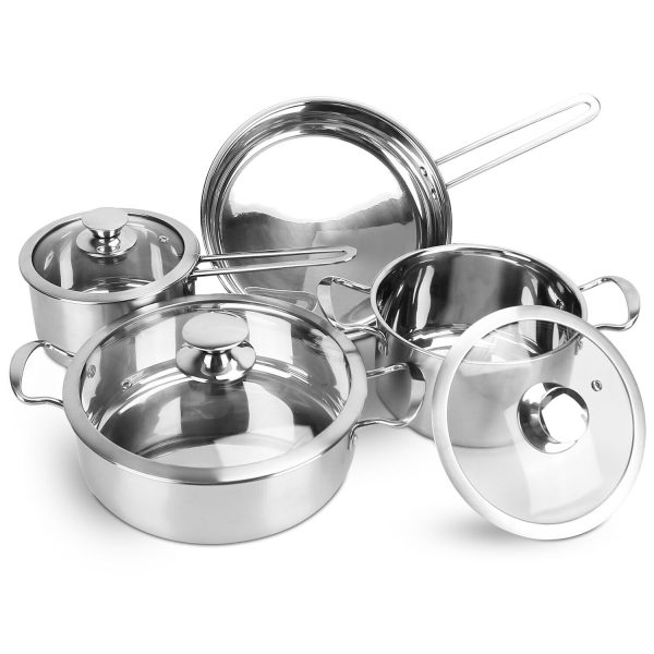 Cooks Standard Kitchen Cookware Sets Stainless Steel, Pots& Pans Heat Induction