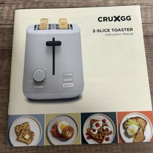 Crux 2 Slice Toaster White Extra Wide Slots