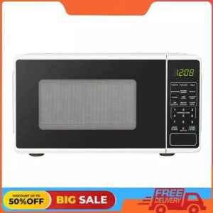 Mainstays 0.7 Cu ft Countertop Microwave Oven, 700 Watts, White