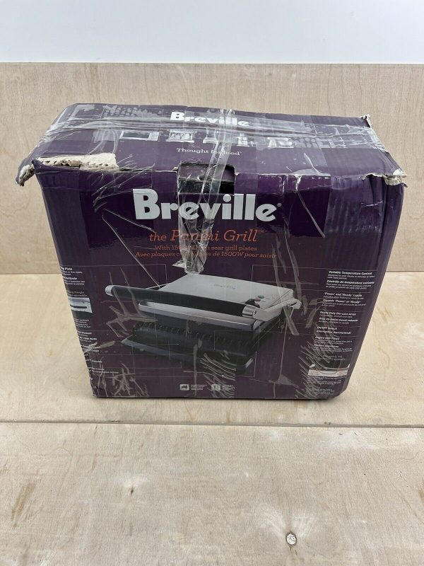 Breville Professional Panini Press And Electric Grill BRG200XL NEW- DAMAGED