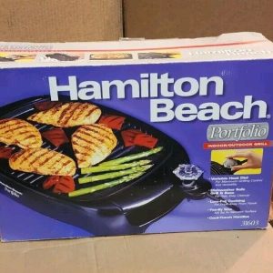 Hamilton Beach Portfolio Indoor/outdoor Grill NIB