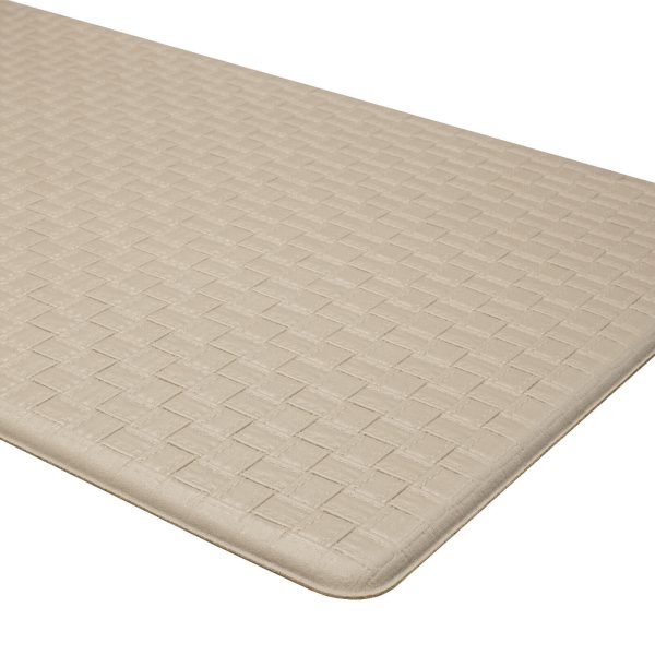 Heavy Duty Linen/Tan Non Slip Memory Foam Kitchen Mats – Assorted Sizes