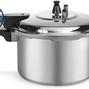 6Qt Pressure Canner W/Release Valve Aluminum Canning Cooker Pot Stove To