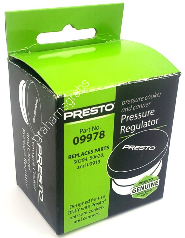 PRESTO 09978 PRESSURE COOKER & CANNER PRESSURE REGULATOR NEW IN BOX