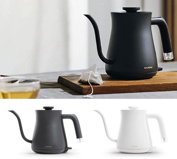 BALMUDA Electric Tea Kettles The Pot K07A-BK/WH Black White AC100V 1200W 0.6L