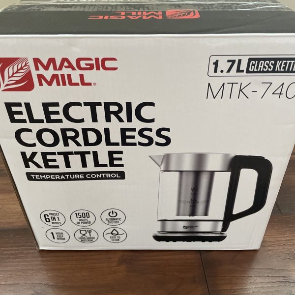 Magic Mill Pro Electric Kettle – 1.7L Temp Control With Tea Filter Free Shipping