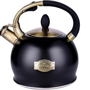 SUSTEAS Stove Top Whistling Tea Kettle – Food Grade Stainless Steel Teakettle Te