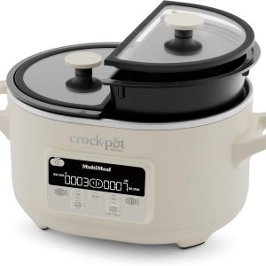 Crock-Pot MultiMeal Multicooker and Programmable Slow Cooker with Off-White