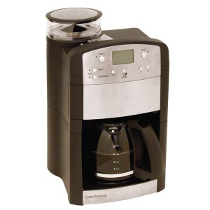 46405 CoffeeTeam GS 10Cup Digital Coffeemaker with Conical Burr Grinder Glass Ca