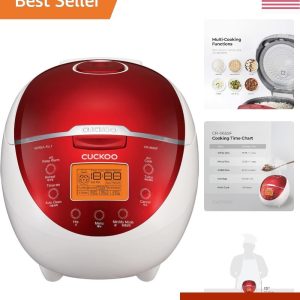 Premium Smart Micom Rice Cooker – 6-Cup Capacity – Customized Rice Cooking