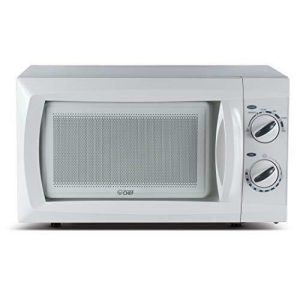 Commercial Chef Countertop Small Microwave Oven, 9.5 Inch, White